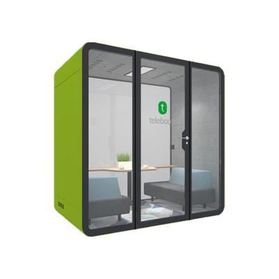 China Best Selling Multi-person Booth Acoustic Soundproof Office Private Meeting Pod TB-M for sale