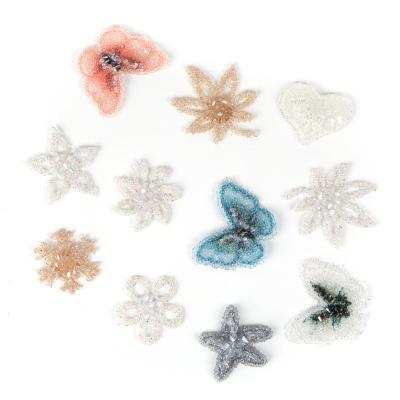 China Flatback Fashion Beauty Sexy Shiny Rhinestone Cameo Crystal Butterfly Brooches Pins DIY Wedding Bouquet Kit Beaded for sale