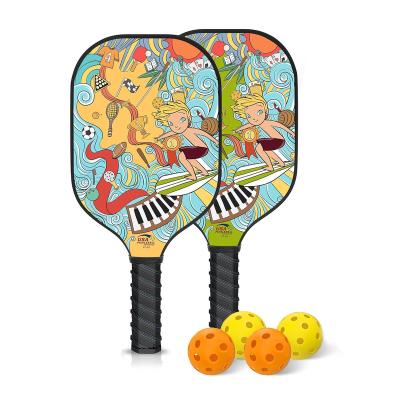 China Durable New product PP Honeycomb Pickleball Racket Carbon pickleball paddle for sale