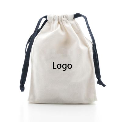 China Wholesale Dust Bag Printed Drawsting Logo Drawsting Logo White Custom Cotton Dust Bag For Handbag Cotton Drawstring Custom Dust Bag for sale