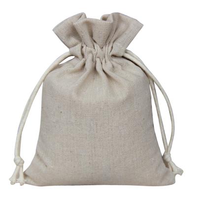 China Natural Eco-Friendly Natural Burlap Pouch Burlap Jewelry Drawstring Gift Bags Jute Amenity Drawstring Bags With Custom Logo for sale