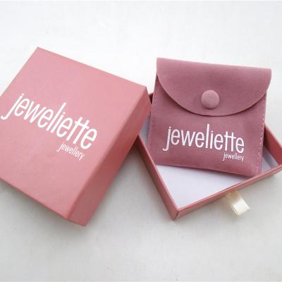 China Eco-friendly Necklace Packaging Jewelry Box With Pocket And Bag And Pouch Velvet Drawer Box High Quality Jewelry Box for sale