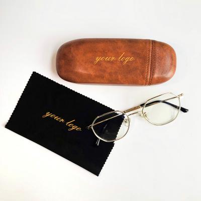 China Custom Unisex PU Glass Case, High Quality Sunglasses Glasses Case Custom Logo Box Leather Pouch Sunglasses Case Luxury for sale