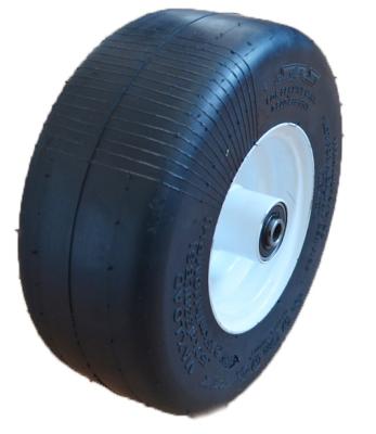 China Factory 11 x4.00-5 semi pneumatic rubber tire with smooth tread for residential and commercial mowers for sale