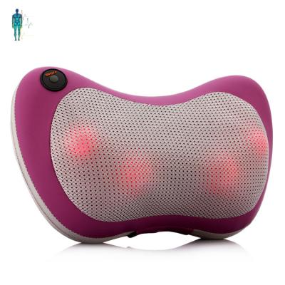 China With High Quality Infrared Heating Portable Electric Travel Neck Massager Far Infrared Heating Pillow With 8 Massage Balls for sale