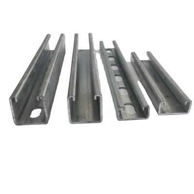 China Hot Dip Galvanized Steel Profile C Channel Carbon Steel Dimensions For Construction for sale