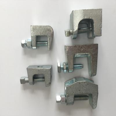 China Carbon Steel Factory Price Tie Beam Clamps Malleable Casting Clamps Beam Clamp for sale