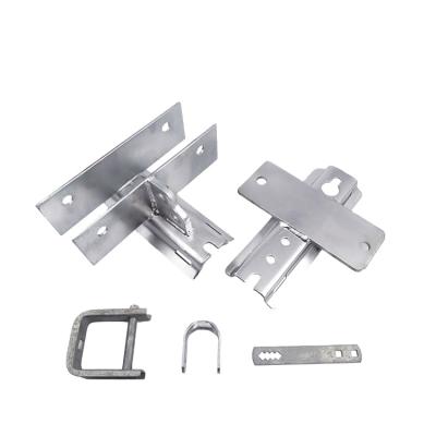 China ZINC Electric Power Fit Crossarm Mount Interceptor Bracket Base Mounting for sale