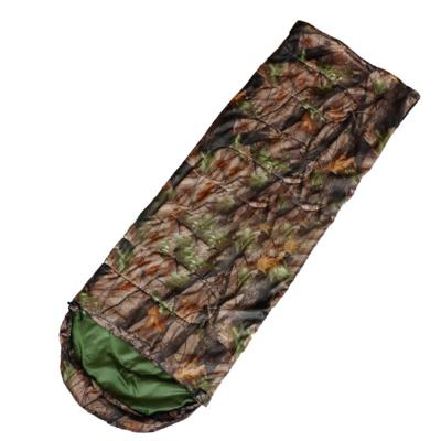 China 1.8KG Portable Traveling Type Sleeping Bags Winter Envelope Outdoor Camping Hiking Camouflage Printing Adults Single Sleeping Bags for sale