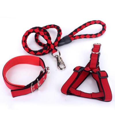 China Hot Selling DETACHED Dog Neck Back Pull Training Color Outer Three Pieces Fit Collar Pet Chain for sale