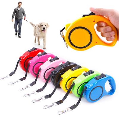 China Durable 3/5M Retractable Dog Leash Automatic Flexible Dog Puppy Cat Traction Rope Belt For Small Medium Dog Dogs Pet Products for sale