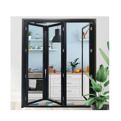 China Fireproof jewelry door panel automatic control fire protection panel security packing patio aluminum exterior impact invisible door for sale