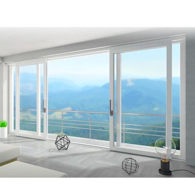 China Modern frameless aluminum interior silent sliding door floor guide wardrobe sliding door profile for sale