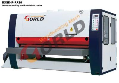 China BSGR-R-RP26 2600 mm Working Width 8 ft Width Plywood MDF Board One Side 3 Heads Wide Belt Calibration Sander for sale