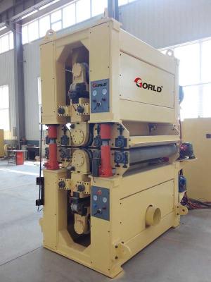 China 2 heads 2 sides calibrating wide belt sander for plywood MDF board BSG2613RF for sale