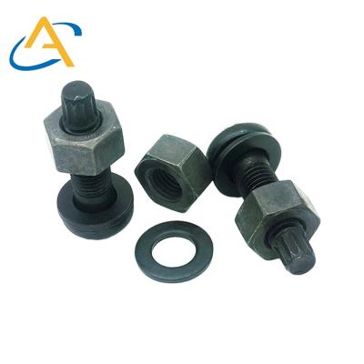 China Structural Steel Manufacturer China High Strength Controlled Black Oxidation Connecting Torsion Shear Bolts For Steel Structure A325 for sale