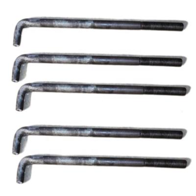 China Architecture Galvanized Grade 10.9, Standard DIN J-Bolt, Carbon Steel L-Bolt Anchor Bolt M24 for sale