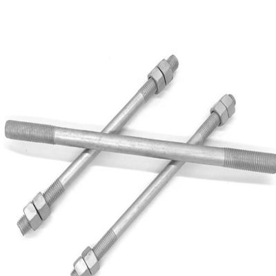 China Stainless Steel Hot Dip Galvanized Threaded Rod , 4.8 Grade Galvanized Carbon Steel GB Stud Threaded Rod for sale