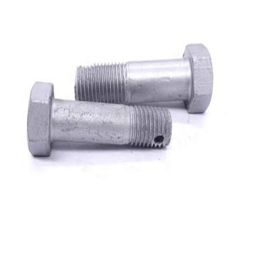 China Stainless bolt grade is 8.8 10.8 12.9 hexagon tail hole hexagon bolts for sale