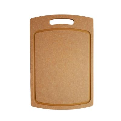 China Sustainable Biodegradable Chopping Board Wooden Personalized Cutting Board With Juice Groove for sale