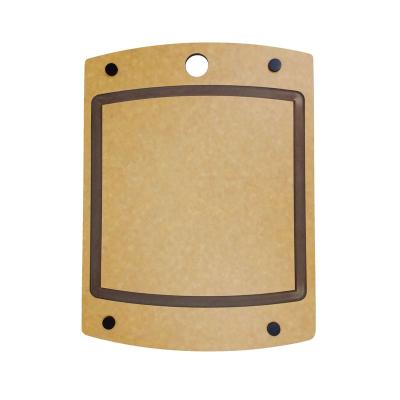 China OEM ODM Viable Customized Wooden Cutting Board Kitchen Chopper With Non-slip Feet for sale