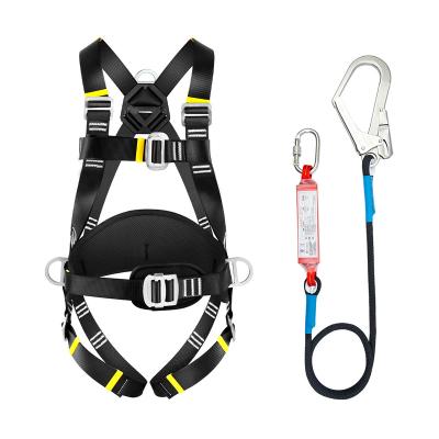 China High Strength Retractable Line Man Fall Safety Body Harness Safe Seat Belt For Tower for sale