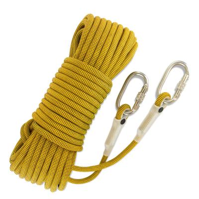 China Rescue 12mm Building Safety 25KN Nylon Line Climbing Rope Rescue Outdoor Safety Rope In Fall Protection for sale