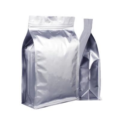 China Moisture Proof In Dry Bags By Running 16X26cm Food Packaging Aluminum Foil Ziplock Flat Bottom For Snacks Seeds Spices Plastic Zipper Bags for sale