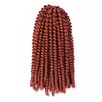 China Curly Twist Braids New Color Spring Twist Curly Crochet Braids Synthetic Braiding Attachment 8