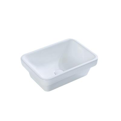 China Modern High Quality Bathroom Porcelain Semi-Counter Sink Ceramic Table Wash Basin For Hotel for sale