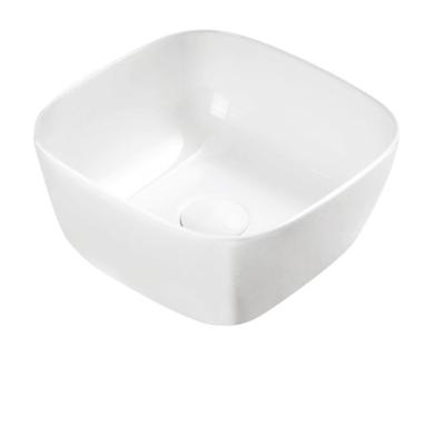 China Modern Sanitary Ware Countertop Sink Wash Basin Bathroom Sink Small Size Ceramic Wash Basin for sale