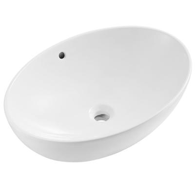 China Modern YUSHI Oval bathroom hand wash ceramic  sink bathroom cabinet for hotel apartment villa for sale