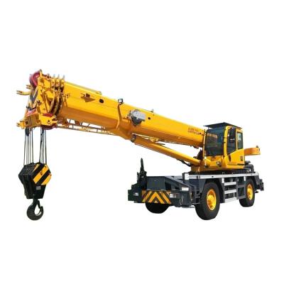 China TRUCK CRANE SINOWAY Boom Trucks Crane 25 Ton Rough Terrain Crane For Oil Fields And Ports for sale