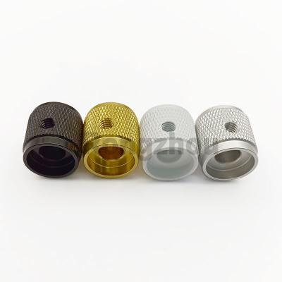 China Customization Aluminum Service Supported 15MM Aluminum Metal Switch Control Guitar Knobs for sale