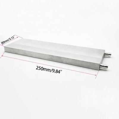 China Computer Case 80x250mm High Performance Water Cooling Block Aluminum Radiator For Beauty Device for sale