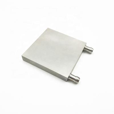 China Coldplate For Cooling System 80x80mm Aluminum Water Cooling Cooler Radiator Liquid Block Coldplate for sale