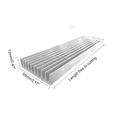 China 55X12mm Radiator LED Lighting Aluminum Radiator for sale