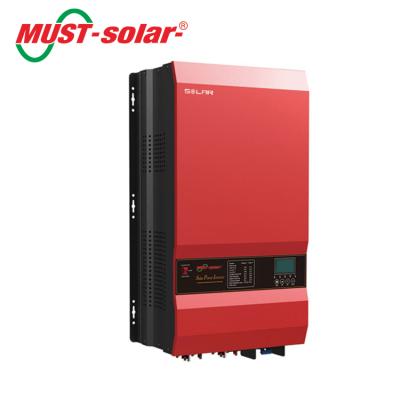 China Must 3500 PV Hybrid Inverter 48vdc Solar Inverters and Converters 100kw Solar Inverter 630*218*179mm for sale