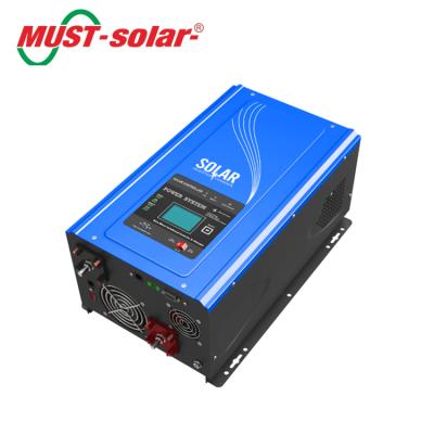 China 12 Volt Solar Hybrid Inverter Charger Inverter Charger Inverter PV3000 LMPK Series 432*247*197mm for sale