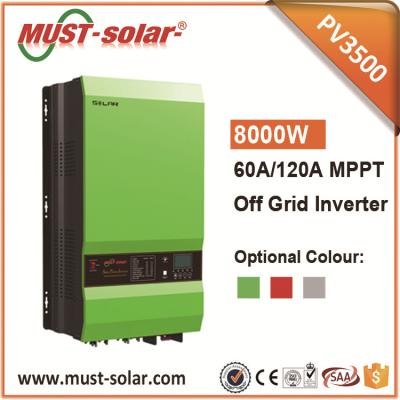 China Short Circuit 6KW Solar Hybrid Inverter Solar Hybrid Inverter Prices Hybrid Solar Inverter With Charge Controller for sale