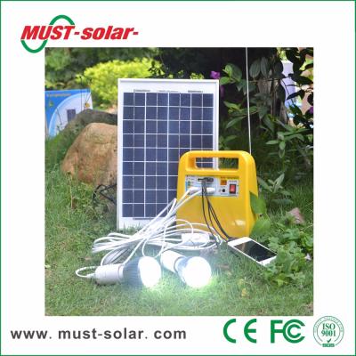 China DC Home System Kit DC 12V 10W Small Solar Set 10w Home Solar Kit Led Light Kits for sale