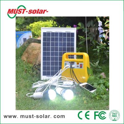 China Solar Kit , Portable Solar Lighting Kit 10W Sunlight Charged DC Fan Solar Electricity Generating System for sale