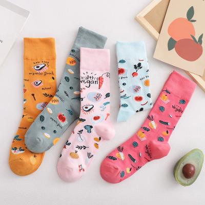 China Funky QUICK DRY New Quality Street Wear Funky Fashionable Modern Women Crew Length Socks Size M for sale