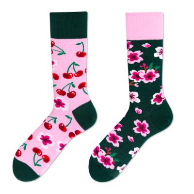 China Fashionable funny bold design ab cotton Y heel misswear ab floral combed floral socks QUICK DRY for men women for sale