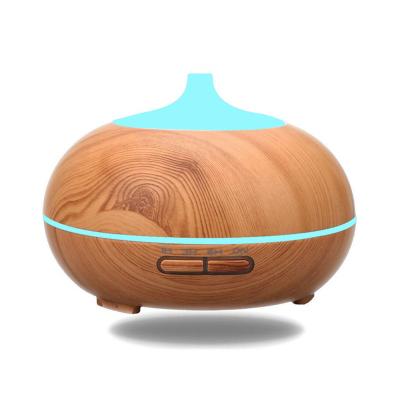 China High Quality Ultrasonic Bamboo Wood Grain Humidifier Atomizer Home 550ml Household Fogger Mist Maker Water Cooler Diffuser for sale