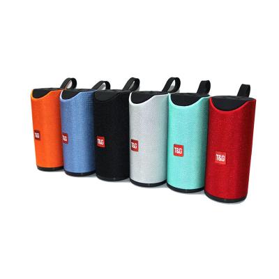 China None Tg113 Bass Fabric Wireless Outdoor Loudspeaker Waterproof Stereo Mini Column Music Wireless Speaker for sale