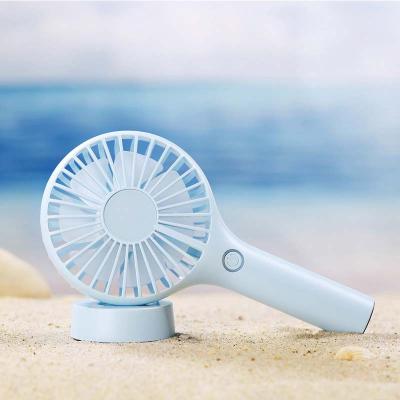 China Protable Mini Small Popular 2021 New Trend Electronic Hand Fan Rechargeable Mini Fan Instrument USB Port Board for sale