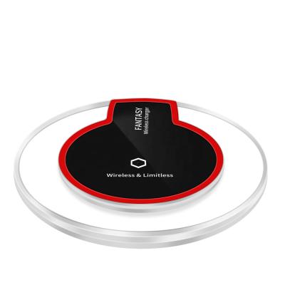 China 2021 Mobile Phone Customized Wireless Charger Pad 5W 7.5W 10W 15W Wireless Charger Dock For Mobile Phone for sale