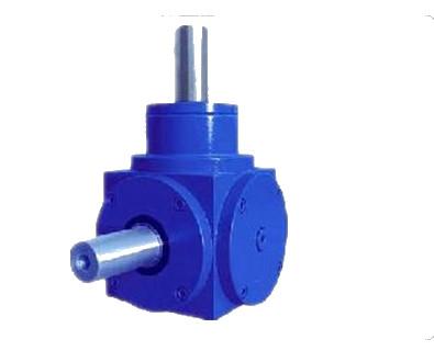 China Blue HD Series Spiral Bevel Gearbox Small Speed Reducer Gearbox for sale