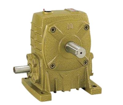 China WP Worm Gear Gearbox WPS80 Solid Shaft Mounted Speed Reducers for sale